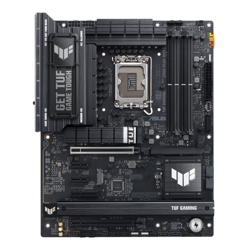 Материнская плата ASUS TUF GAMING Z890-PLUS WIFI (LGA1851, Intel Z890, DDR5, Wi-Fi 7)