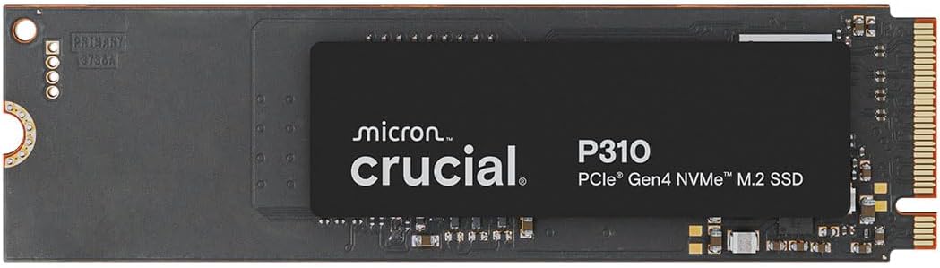 Crucial P310 2TB SSD, M.2 2280 PCIe Gen4 NVMe, до 7100 МБ/с (CT2000P310SSD8)