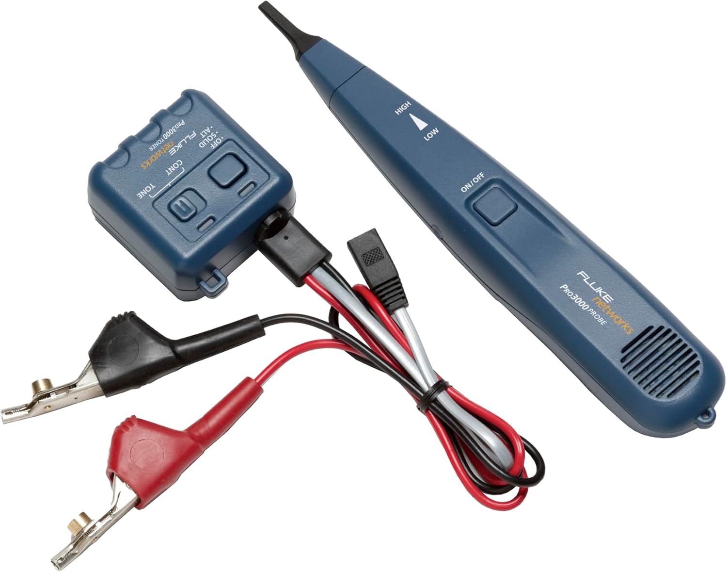 Fluke Networks Pro3000 — генератор тона и щуп-пробник (набор для трассировки кабеля)
