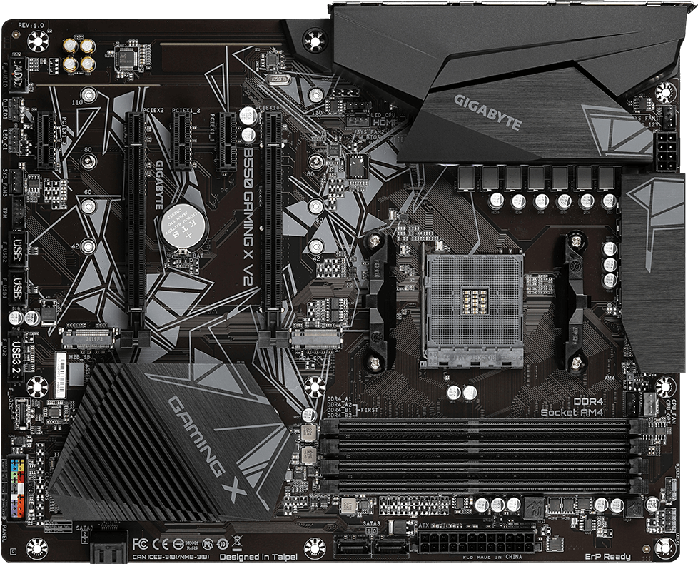Материнская плата GIGABYTE B550 GAMING X V2 (Socket AM4, AMD B550, DDR4)
