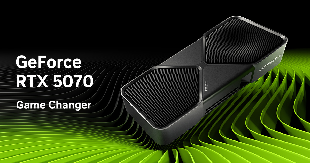 Видеокарта NVIDIA GeForce RTX 5070 Founders Edition, 12 ГБ GDDR7
