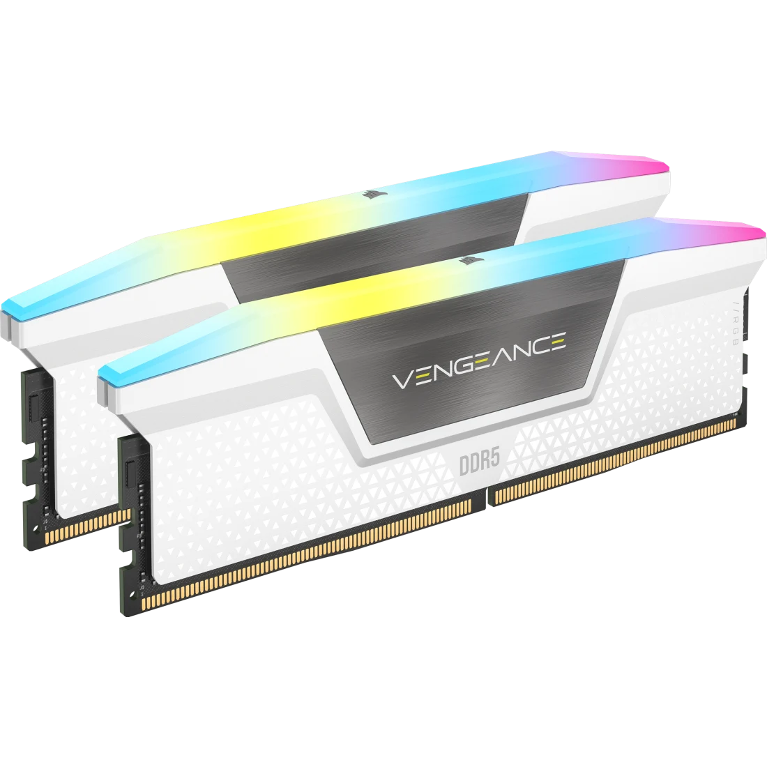 CORSAIR VENGEANCE RGB DDR5 6000MHz CL36 32GB (2x16GB) White CMH32GX5M2E6000C36W