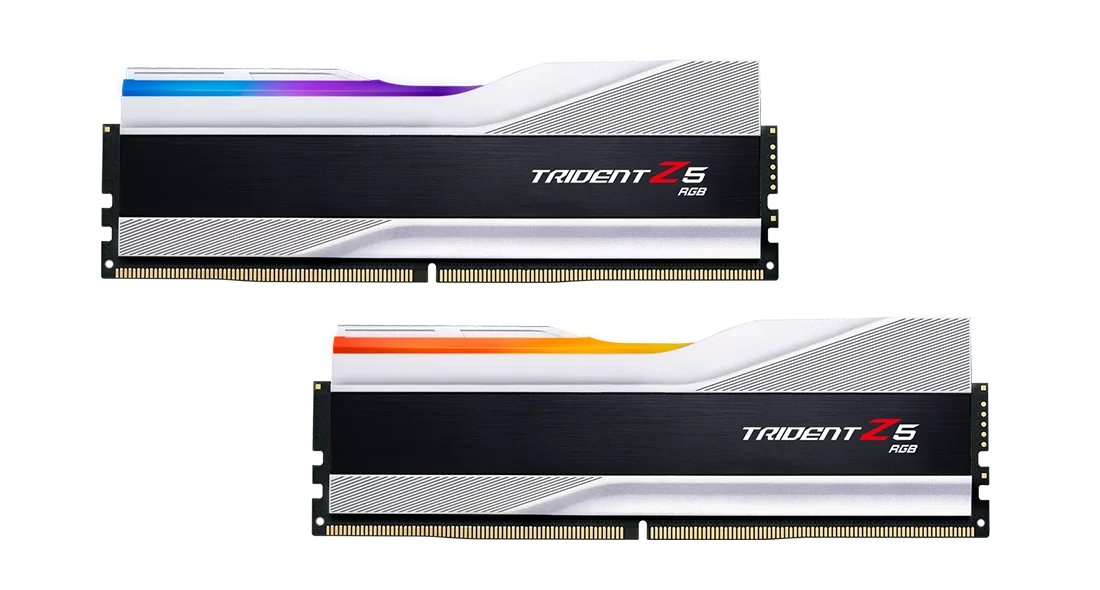 Оперативная память G.Skill Trident Z5 RGB DDR5-6000 CL30 64GB (2x32GB) Silver (F5-6000J3040G32GX2-TZ5RS)