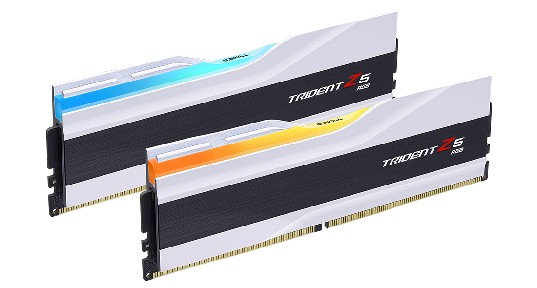 Оперативная память G.SKILL Trident Z5 RGB White DDR5 32GB (2x16GB) 6400MT/s CL32 F5-6400J3239G16GX2-TZ5RW
