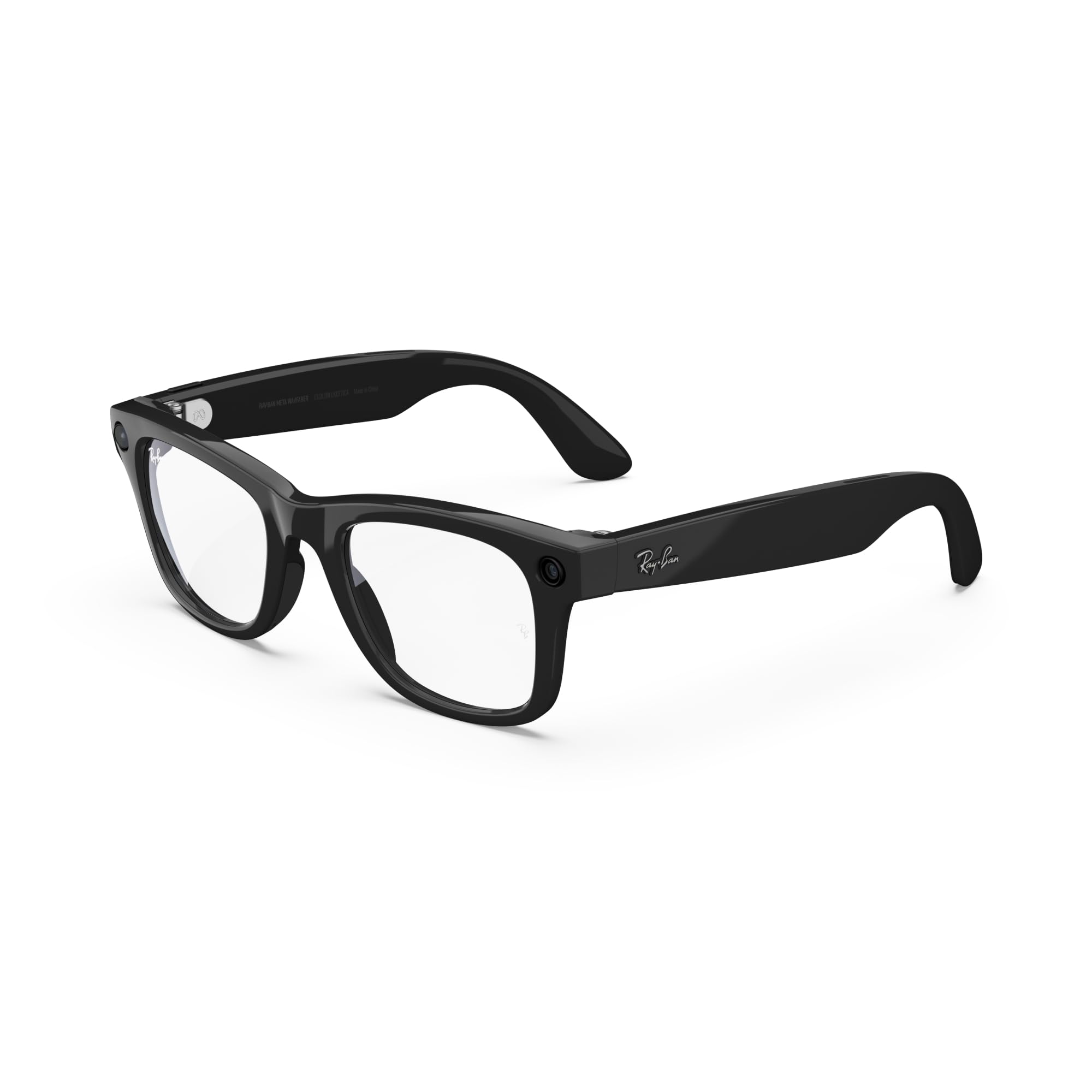Ray-Ban Meta Wayfarer (Gen 1) — умные очки, Shiny Black, прозрачные линзы, L