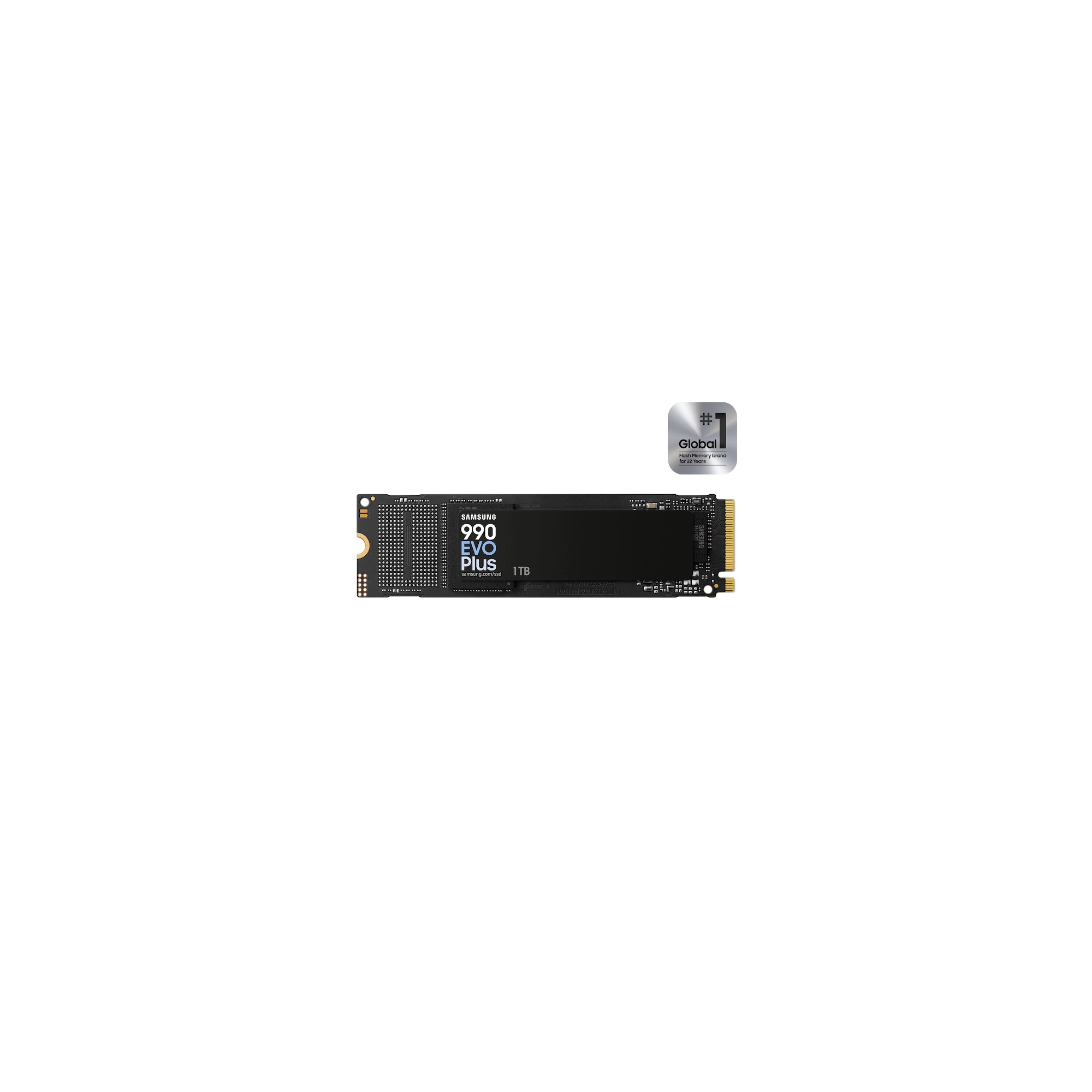 Samsung SSD 990 EVO Plus 1TB, M.2 NVMe PCIe 4.0x4/5.0x2 (MZ-V9S1T0B/AM)