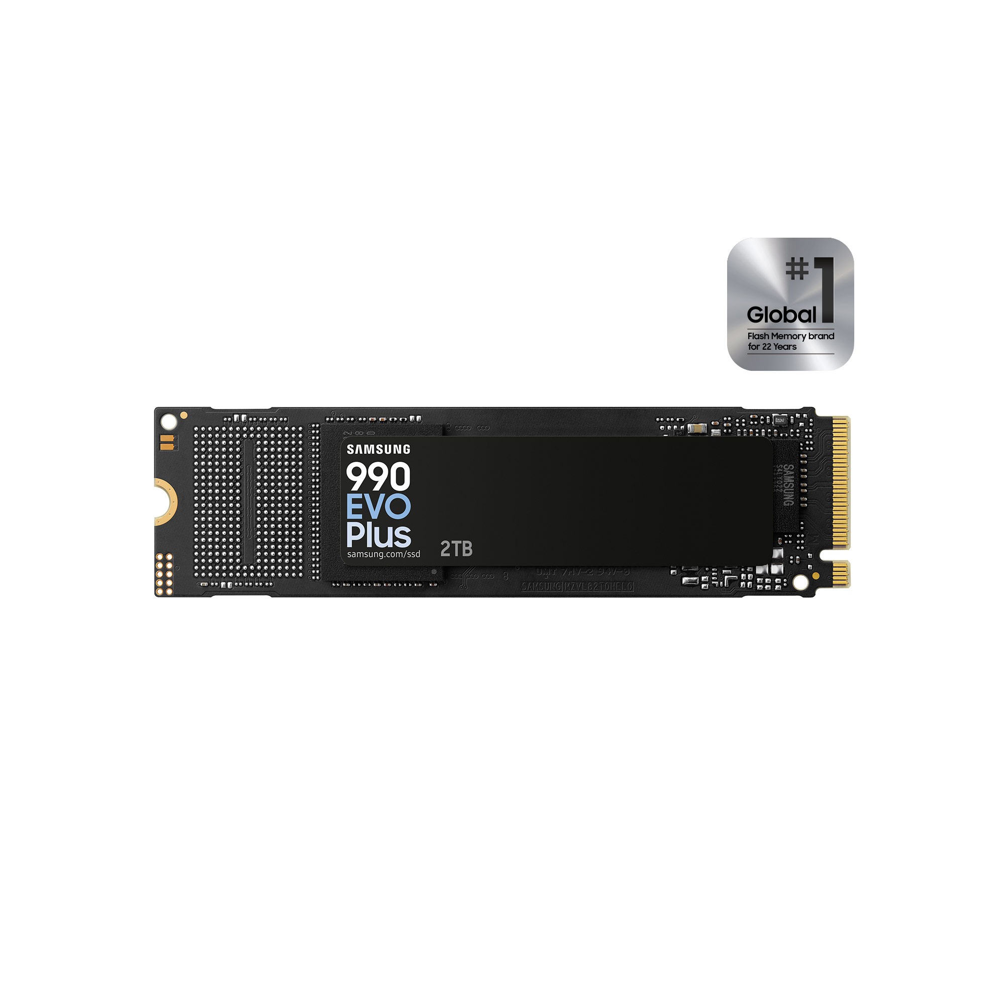 Samsung SSD 990 EVO Plus 2TB, M.2 NVMe PCIe 4.0x4/5.0x2 (MZ-V9S2T0B/AM)