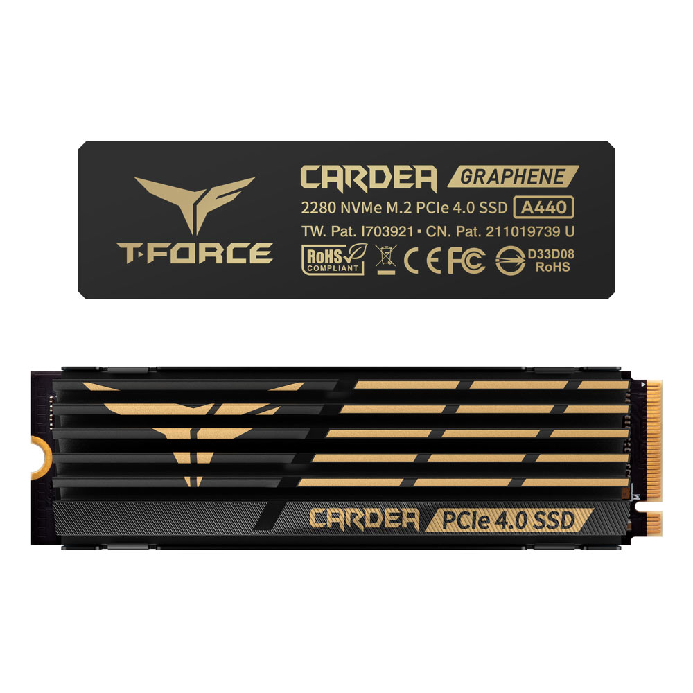 TeamGroup T-Force Cardea A440 1TB SSD, M.2 2280 PCIe Gen4 NVMe, до 7000 МБ/с (TM8FPZ001T0C327)