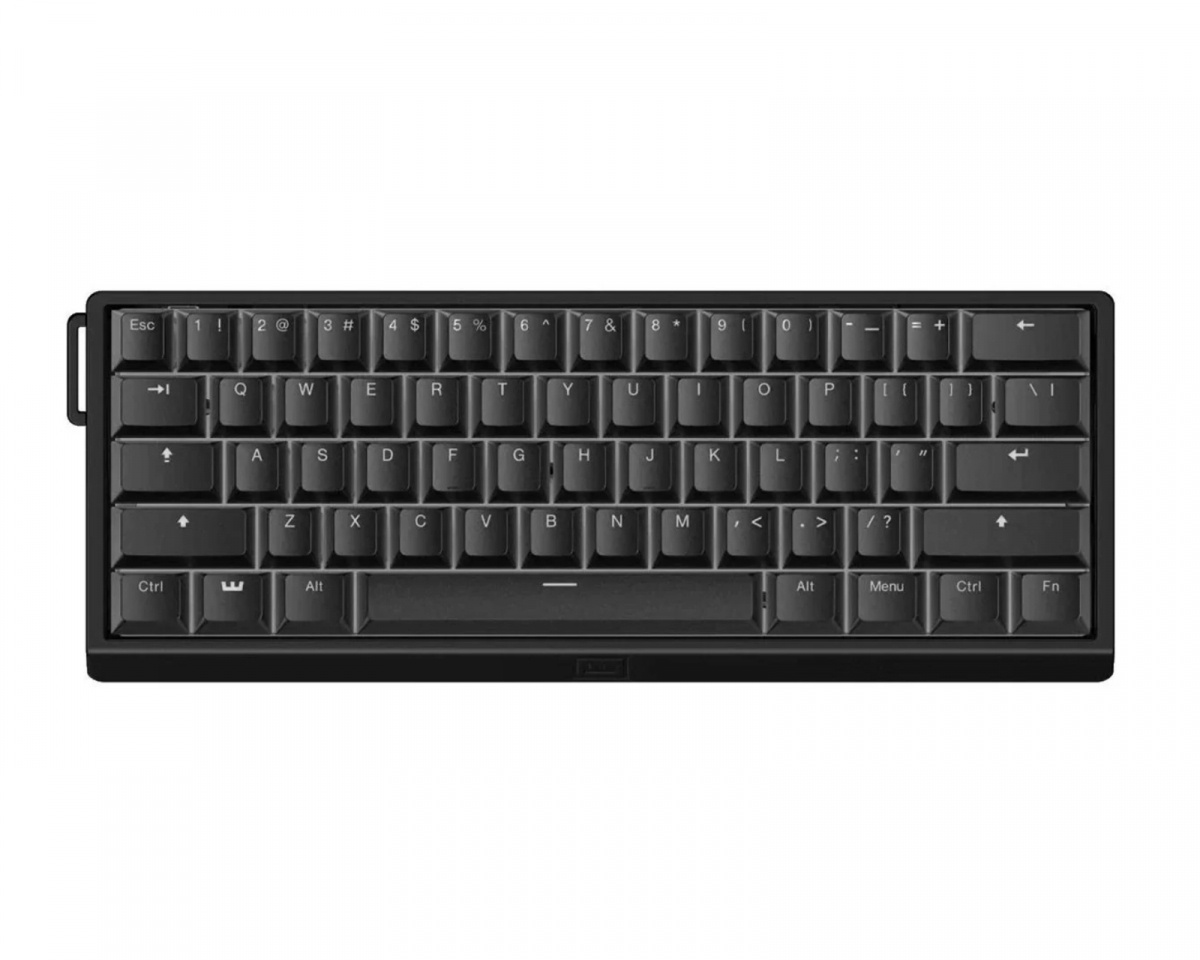 Клавиатура Wooting 60HE v2 Just Black Alu — 60%, Hall-effect, ANSI
