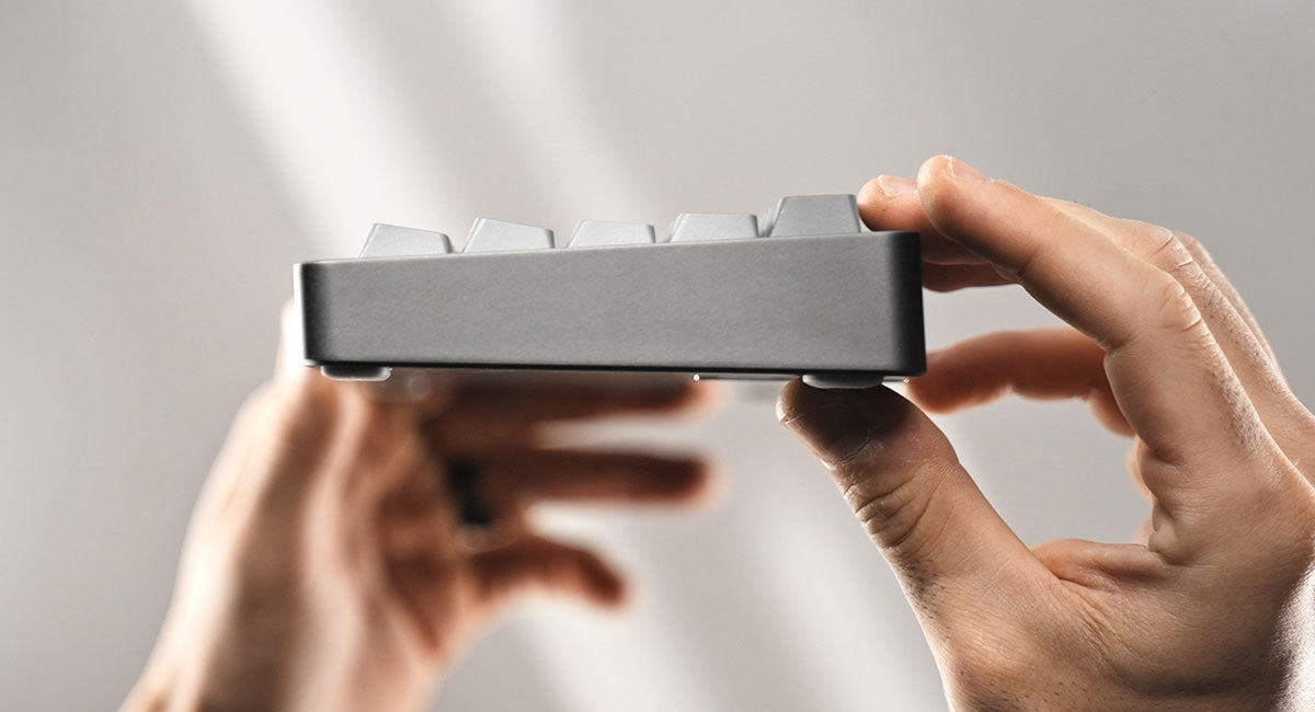 Wooting Optimum Case 60% (Optimum Gray) — алюминиевый корпус для клавиатуры 60%